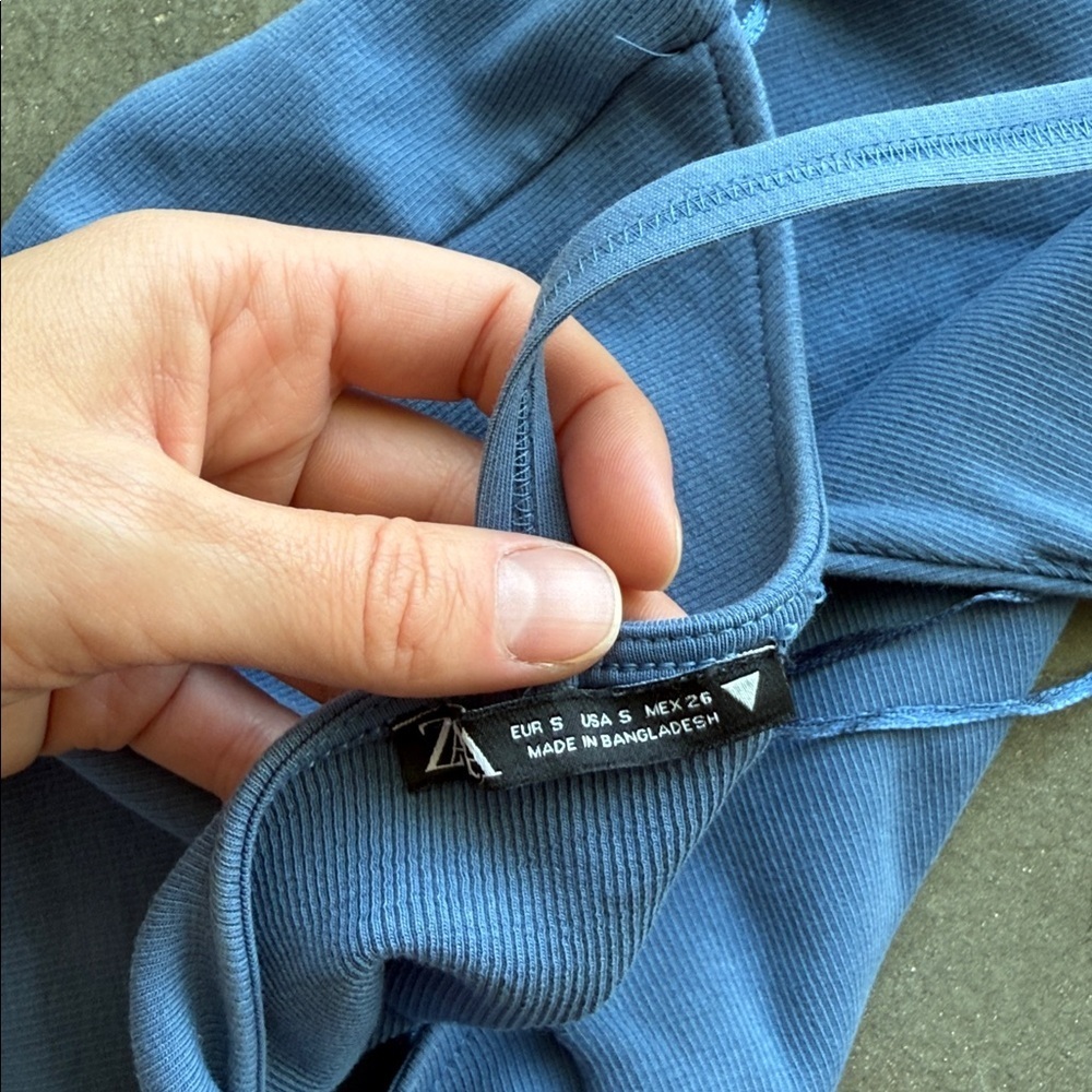 Zara Halter Neck Open Back Tank Top - Picture 5 of 8